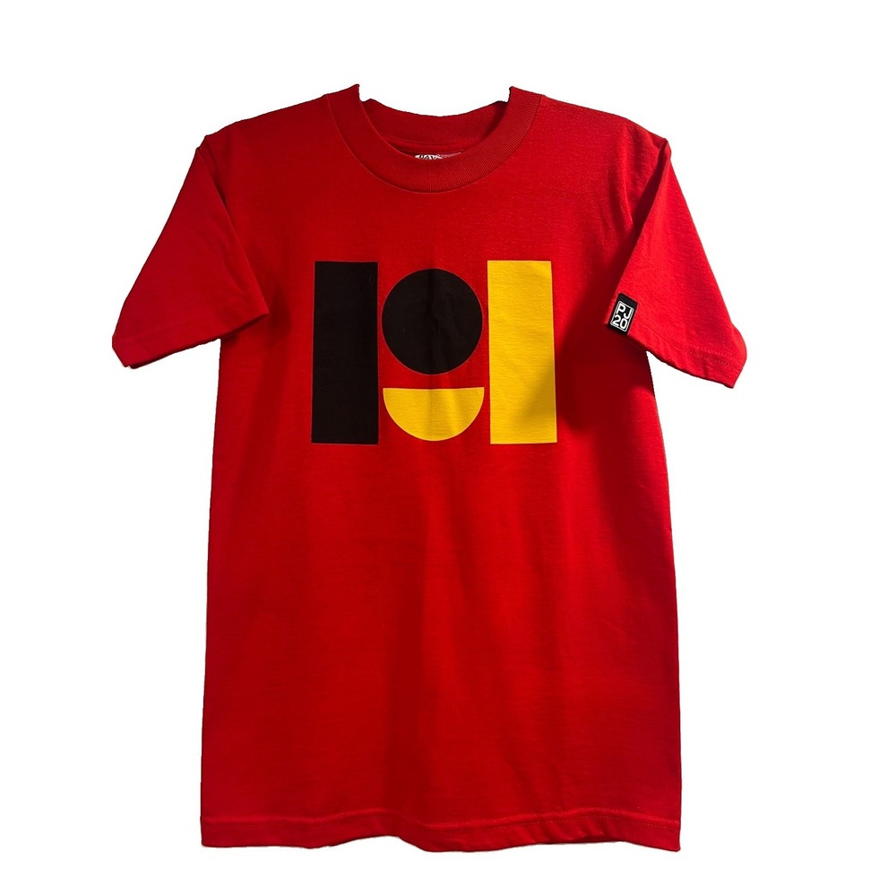 Vintage 90s Pearl Jam T Shirt Small Red Bayside Heavyweight Made USA* NEW